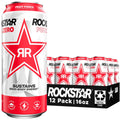 Rockstar Pure Zero Energy Drink, Fruit Punch, 0 Sugar, with Caffeine and Taurine, 16oz Cans (12 Pack) (Packaging May Vary) Visit the Rockstar